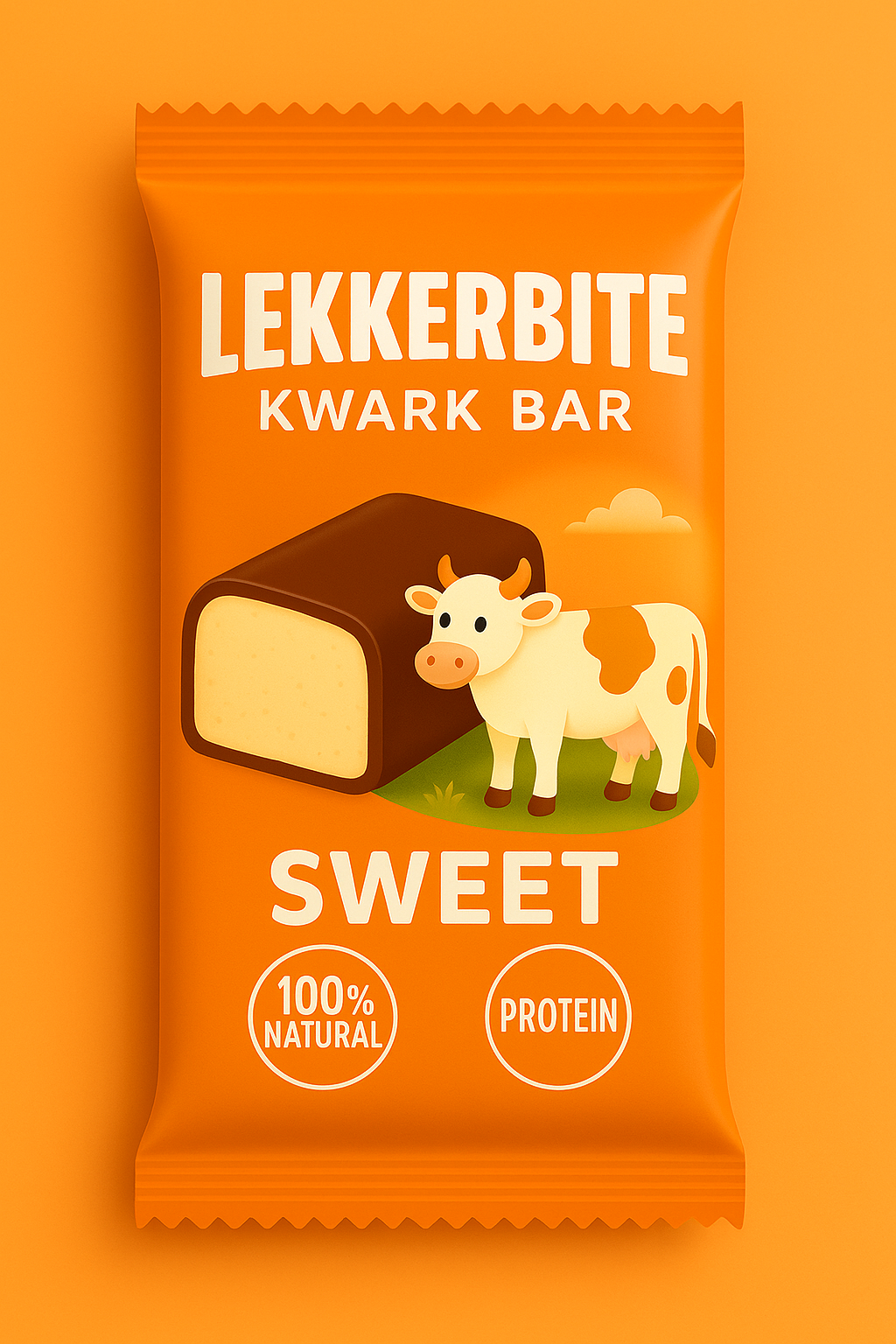 LekkerBite Sweet — transparante flow‑pack